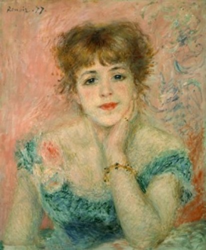 Portrait of Actress Jeanne Samary, 1877, Pierre-Auguste Renoir